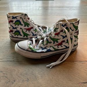 Dinosaur Converse High Tops